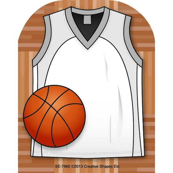 SHAPES ETC. Mini Notepad - Basketball Jersey