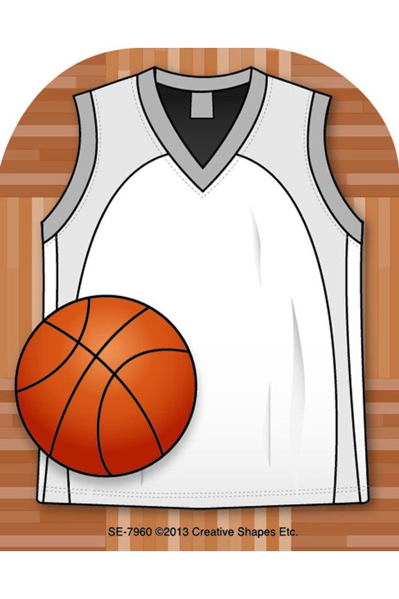 SHAPES ETC. Mini Notepad - Basketball Jersey
