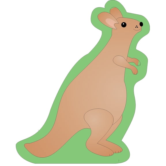 SHAPES ETC. Mini Notepad - Kangaroo