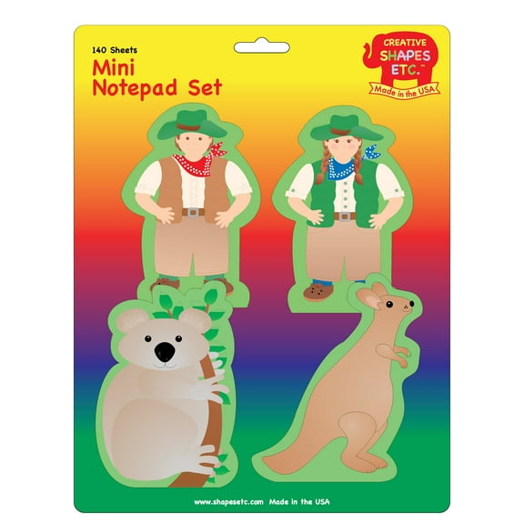 SHAPES ETC. Mini Notepad Set - Australian Outback