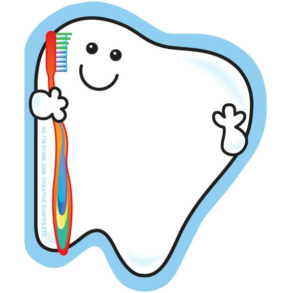 SHAPES ETC. Mini Notepad - Tooth