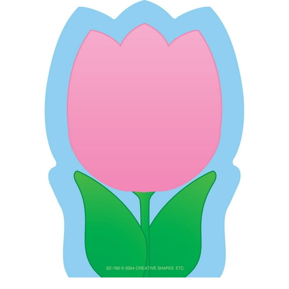SHAPES ETC. Mini Notepad - Tulip