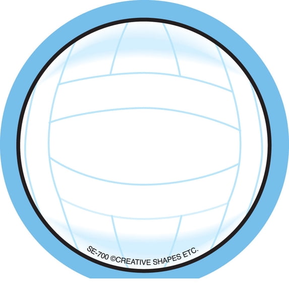 SHAPES ETC. Mini Notepad - Volleyball