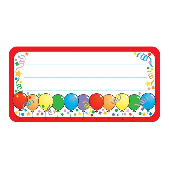 SHAPES ETC. Nametag - Balloon