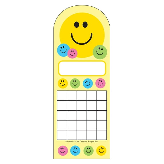 SHAPES ETC. Personal Incentive Chart - Smile