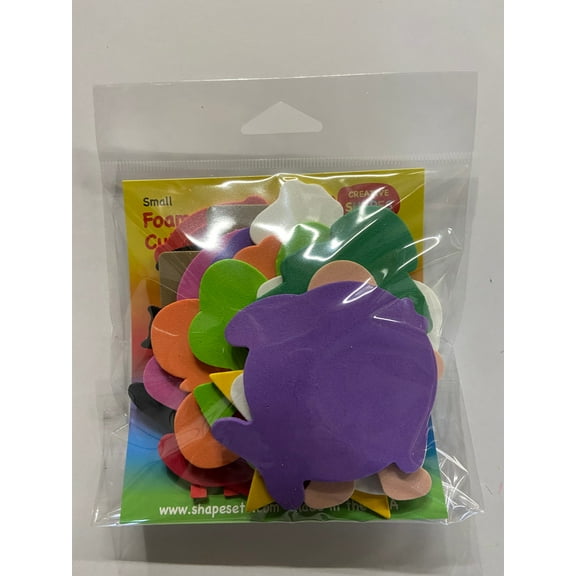 SHAPES ETC. Small Assorted Pack Creative Foam Cut-Outs