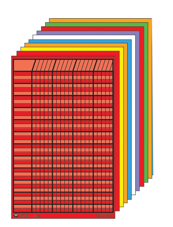 SHAPES ETC. Small Chart - Set of 10