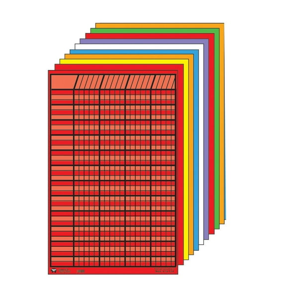 SHAPES ETC. Small Chart - Set of 10