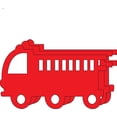 thumbnail image 1 of SHAPES ETC. Small Single Color Creative Foam Cut-Outs - Fire Truck, 1 of 1