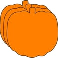 thumbnail image 1 of SHAPES ETC. Small Single Color Cut-Out - Orange Pumpkin, 1 of 11