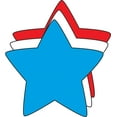 thumbnail image 1 of SHAPES ETC. Small Tri Color Creative Foam Cut-Outs - Star, 1 of 3