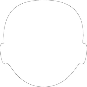 SHAPES ETC. Sticky Shape Notepad - Face