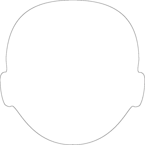 SHAPES ETC. Sticky Shape Notepad - Face