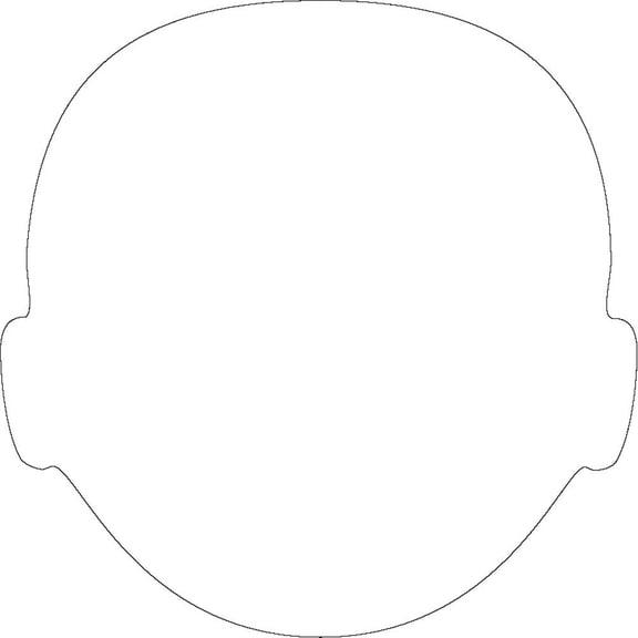 SHAPES ETC. Sticky Shape Notepad - Face