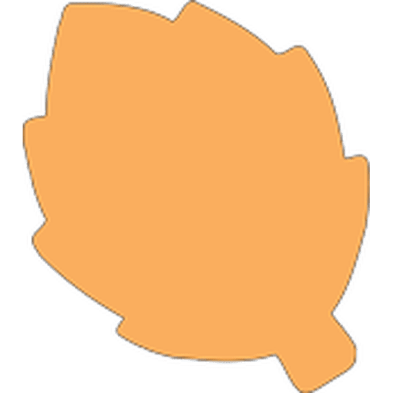 SHAPES ETC. Sticky Shape Notepad - Fall Leaf