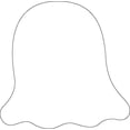 thumbnail image 1 of Creative Shapes Sticky Notepad - Ghost, Halloween Novelty Stick, 1 of 5