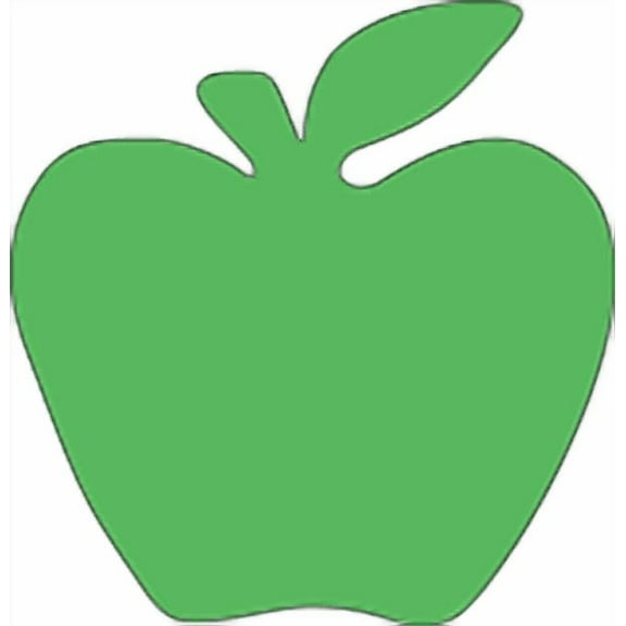SHAPES ETC. Sticky Shape Notepad - Green Apple