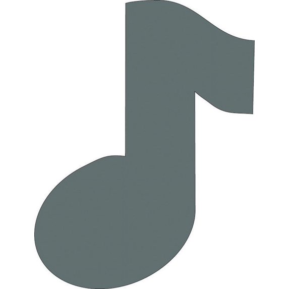 SHAPES ETC. Sticky Shape Notepad - Music Note