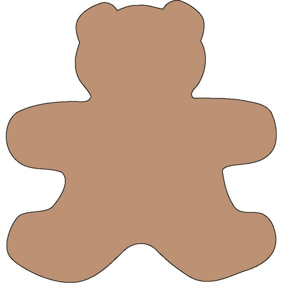 SHAPES ETC. Sticky Shape Notepad - Teddy Bear
