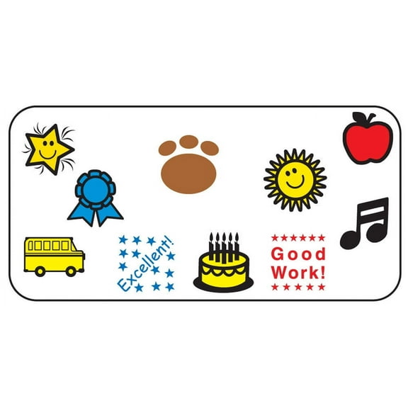 SHAPES ETC. Teacher's Incentive Stamp-  Set of 10