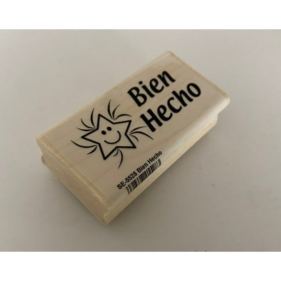 SHAPES ETC. Teacher's Stamp Spanish - Bien Hecho (Good Job)