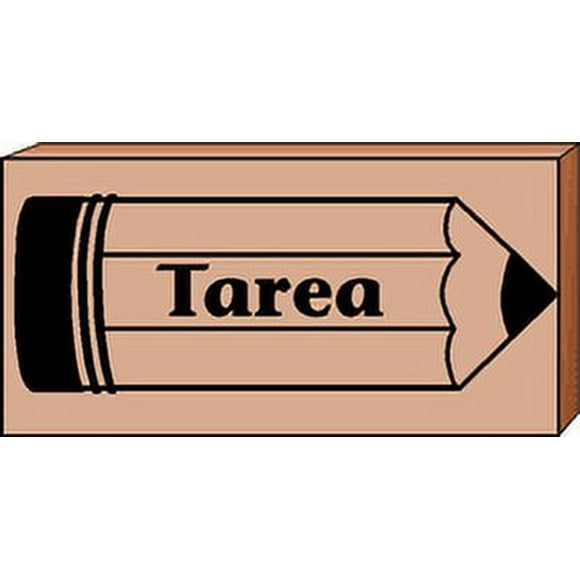 SHAPES ETC. Teacher's Stamp Spanish - Tarea (Homework)