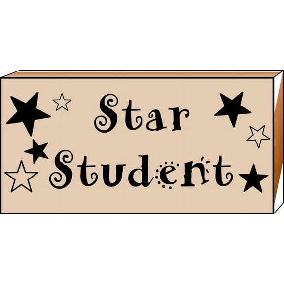 SHAPES ETC. Teacher's Stamp - Star Student