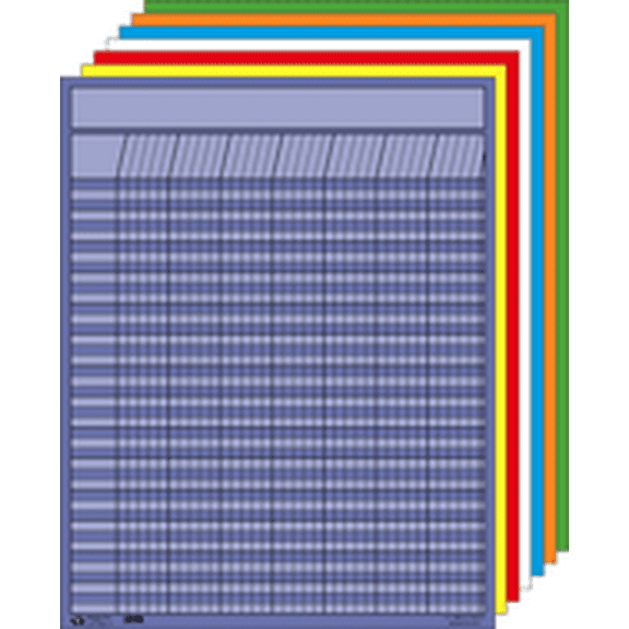 SHAPES ETC. Vertical Chart - Set of 7