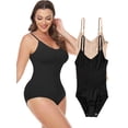 thumbnail image 1 of SHAPEVIVA 2 Pack Women Shapewear Bodysuit Tummy Control Body Shaper Slimmer Seamless Briefer, 1 of 7