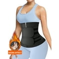 thumbnail image 1 of SHAPEVIVA Corset Waist Trainer for Women Neoprene Plus Size 2 Strap Zipper Cincher Trimmer Belt Sweat Workout Body Shaper, 1 of 6