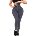 thumbnail image 1 of SHAPEVIVA High Waist Corset Yoga Pants, Capri Leggings for Women Tummy Control Running 4 Way Stretch Workout Leggings, 1 of 6
