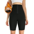 thumbnail image 1 of SHAPEVIVA Sauna Sweat Pants for Women High Waist Slimming Corset Shorts Polymer Thermo Workout Thighs, 1 of 6