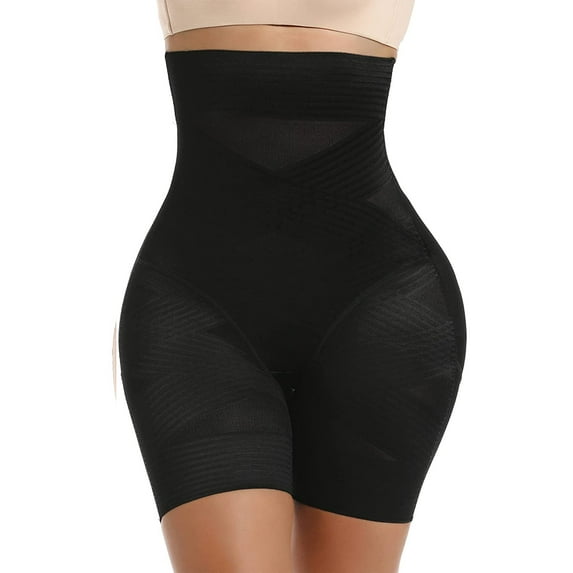 SHAPEVIVA Tummy Control Body Shaper Shorts - High Waist Thigh Slimmer Panties Shapewear