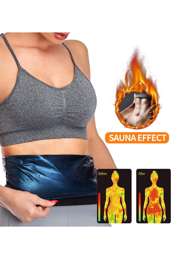 tube tops for women Waist Trainer Sauna Slimming Belt Waist Trimmer Cincher Sweat Workout Shaper for Weight Loss Training Fitness