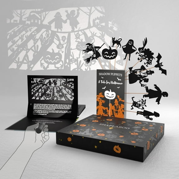 SHAPLABOO Premium Set, Shadow Theater Toy, Interactive Learning Toy for Kids 3-8, A Tale for Halloween