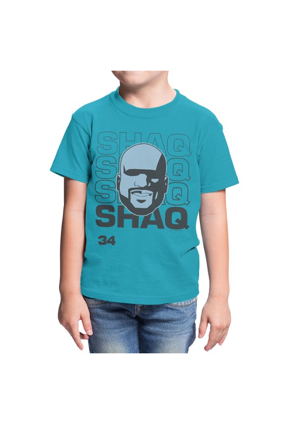 Big Name Big Face Youth Graphic T-Shirt (Tropical Blue, XS-XL)
