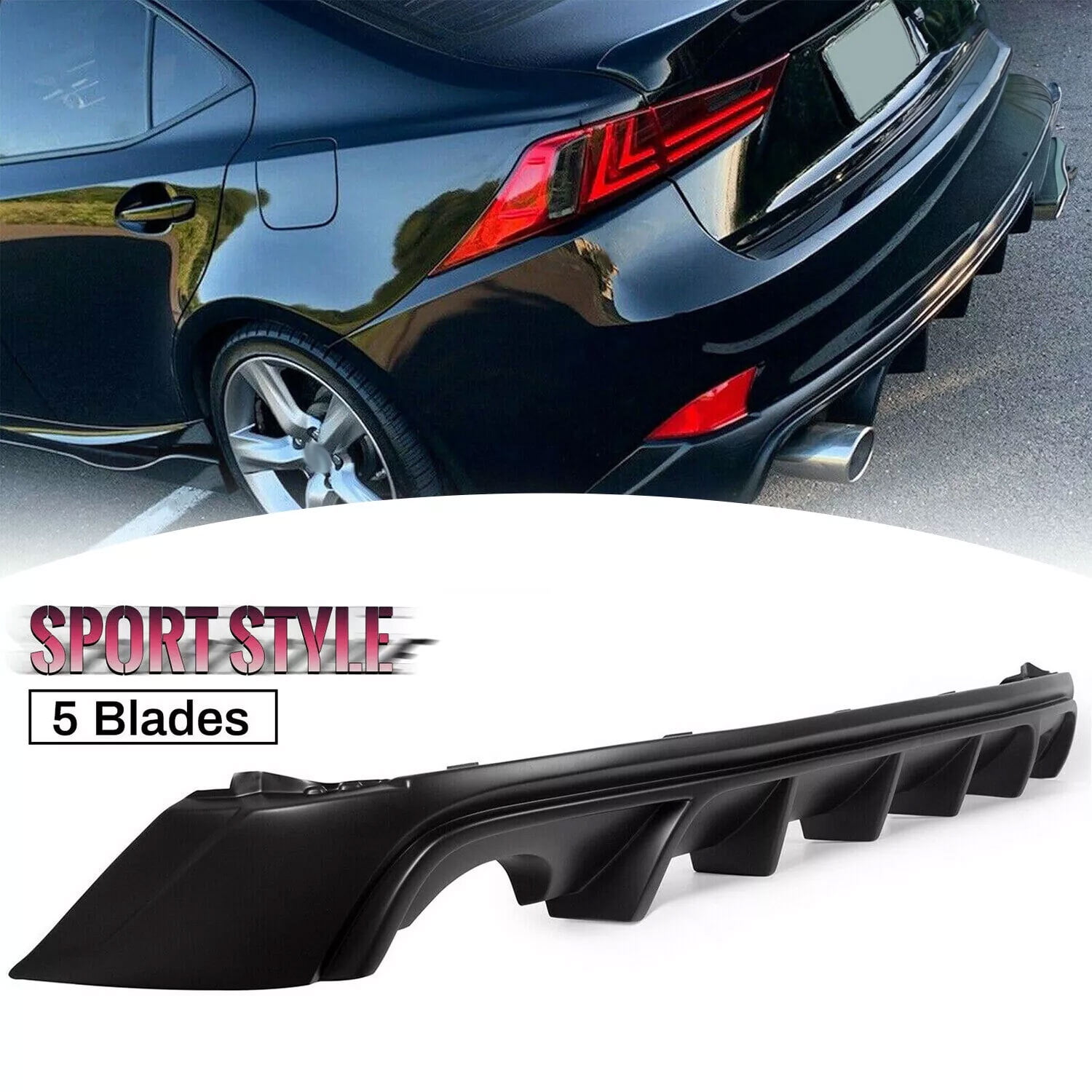 CCPAO Compatible with 2014-2016 Lexus IS250 IS350 IS200T F Sport Rear ...