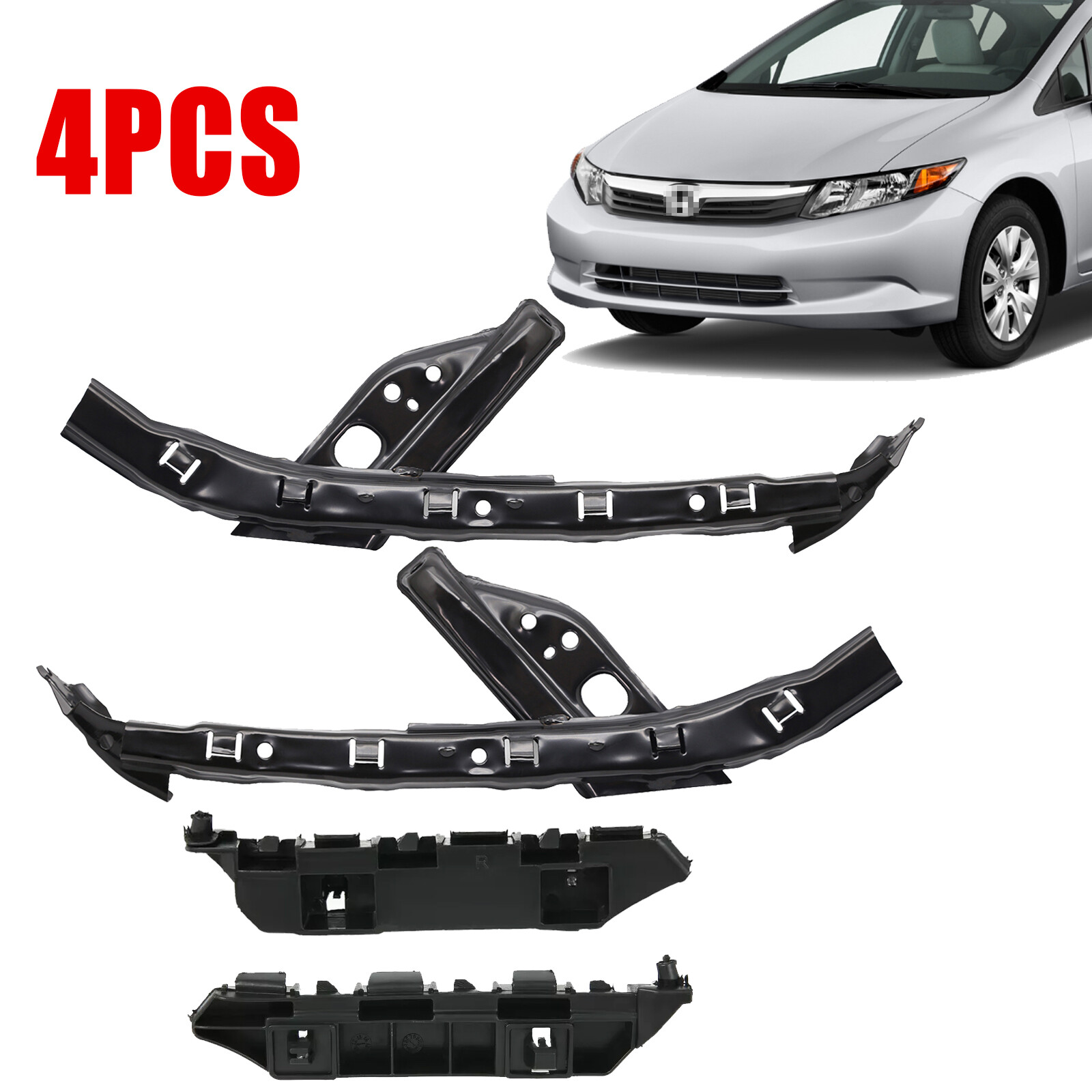 Headlight Front Bumper Bracket Support Retainer For 2012-2015
