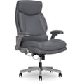 thumbnail interactive-video image 1 of Shaq Tarvos Premium Ergonomic Big & Tall Office Chair, PureSoft Upholstery with Height Adjustable and Flip-Up Arms, Gray, 1 of 16