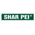 thumbnail image 1 of SHAR PEI Street Sign dog lover great family pet | Indoor/Outdoor |  24" Wide, 1 of 5
