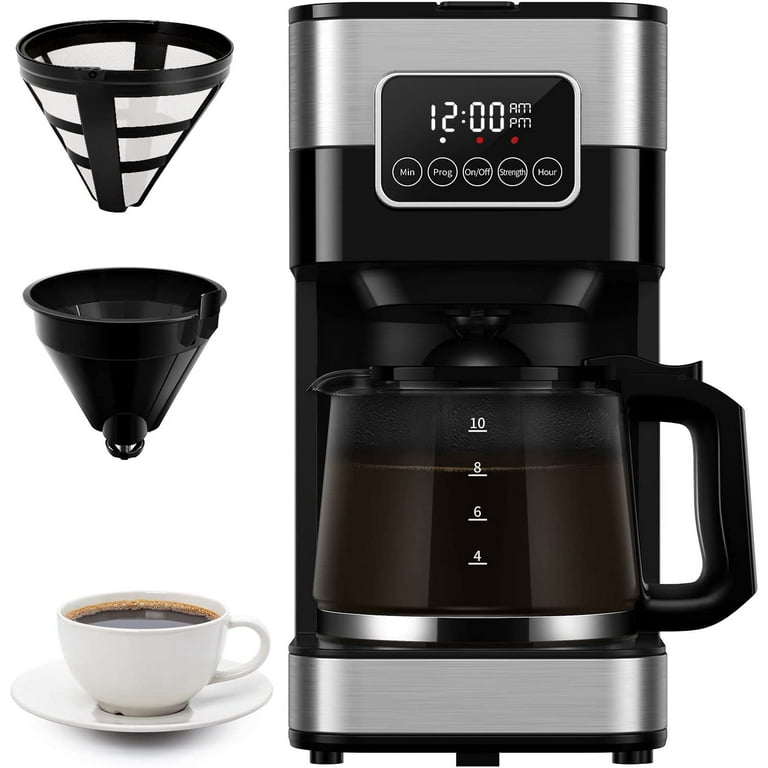 Empstorm 12-Cup Programmable Coffee Maker with Timer and Automatic Start,  Drip Coffee Machine with Touch Screen, Regular & – Coffee Gear