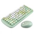 thumbnail image 1 of SHARE SUNSHINE 2.4G Wireless Keyboard Mouse Set 84 Keys 1600DPI for Laptops(Green), 1 of 1