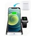 thumbnail image 1 of SHARE SUNSHINE 3 in 1 Wireless Charging Station Compatible with Apple Watch 7/SE/6/5/4/3/2, AirPods and iPhone 13, 12, 11, Pro, Pro max, XS, X, 1 of 5