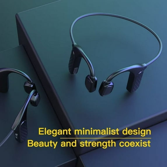 SHARE SUNSHINE Bone Conduction Bluetooth Headset with Mic Stereo Waterproof Suitable for Exercise