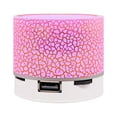 thumbnail image 1 of SHARE SUNSHINE Small Bluetooth Speaker Portable Wireless Speaker with LED Light 3W Stereo Sound Shower Speaker for Home Travel-Pink, 1 of 6
