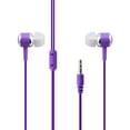 thumbnail image 1 of SHARE SUNSHINE Wired Earplug In-Ear Stereo In-Line Universal Headphones-Purple, 1 of 5