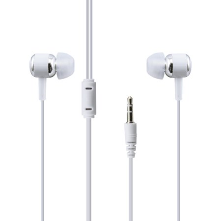 SHARE SUNSHINE Wired Earplug In-Ear Stereo In-Line Universal Headphones-White