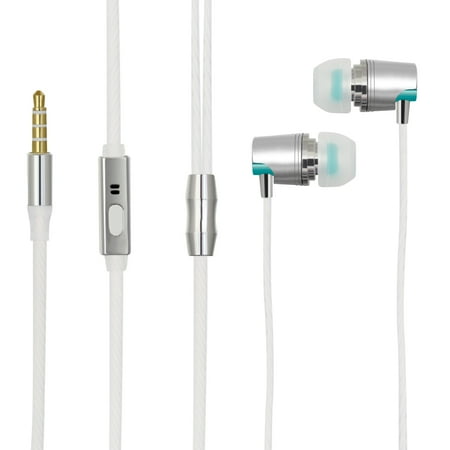 SHARE SUNSHINE Wired Headphones In-Ear Stereo Metal Earphones(Green)