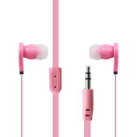SHARE SUNSHINE Wired Headset In-Ear Stereo In-Line Universal Headphones-Pink