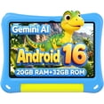 thumbnail image 1 of SHARECLOUD Kids Tablet 10 inch, Android 16 Tablet for Kids, 20GB RAM+32GB ROM/1TB Expand, 6000mAh, Parental Control,EVA Case-Blue, 1 of 7
